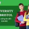 Học bổng lên đến £26.000 từ University of Bristol, Anh 2023