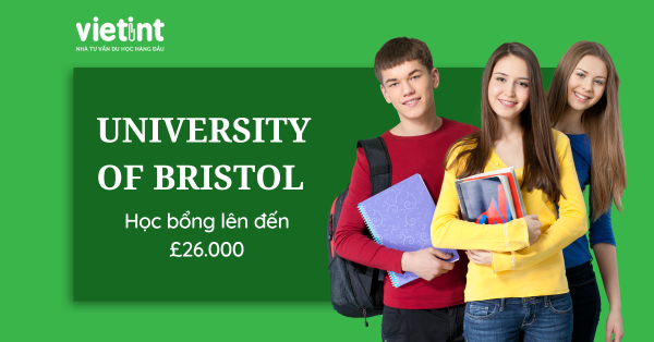 Học bổng lên đến £26.000 từ University of Bristol, Anh 2023