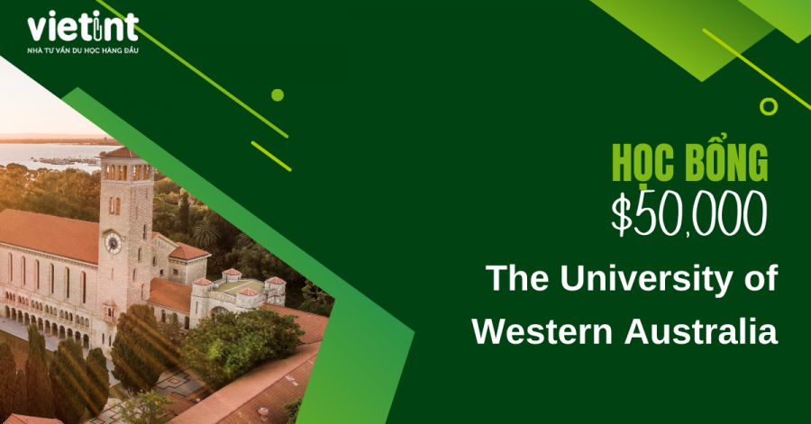 Săn học bổng The University of Western Australia 50%- TOP 100 thế giới