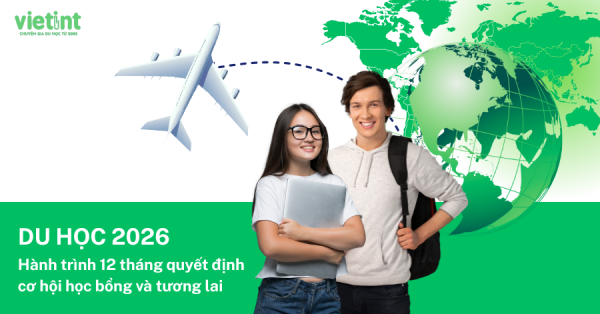 Lộ trình 12 tháng săn học bổng du học 2026